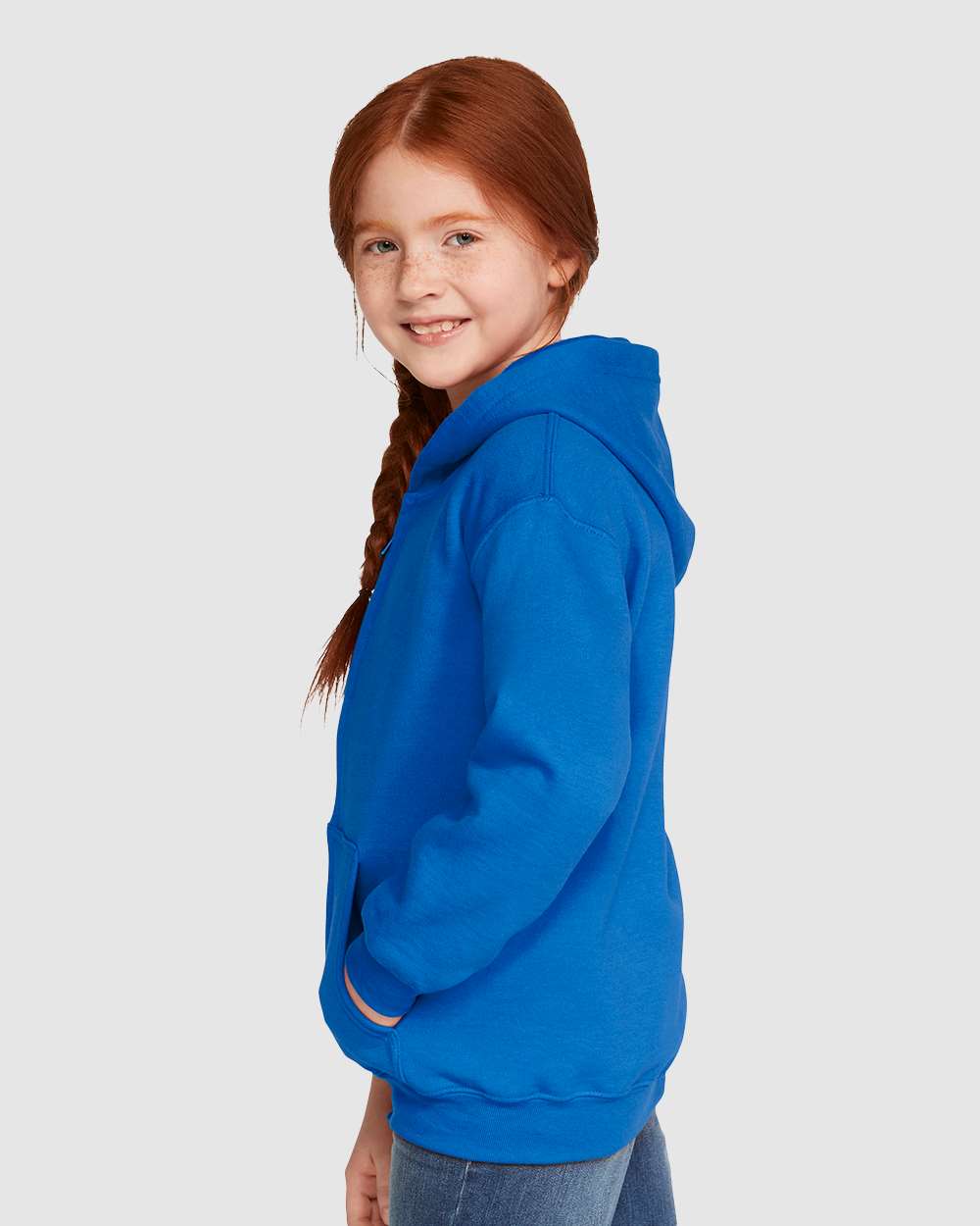 Gildan® Heavy Blend Youth Full-Zip Hooded Sweatshirt