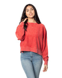 Ladies' Corded Boxy Pullover