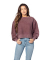 Ladies' Corded Boxy Pullover