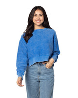 Ladies' Corded Boxy Pullover