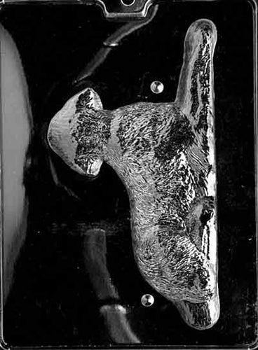 3D Golden Retriever Chocolate Mold - Back - LPDOG006B