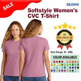 Gildan® Softstyle Women's CVC Crewneck Short Sleeve T-Shirt