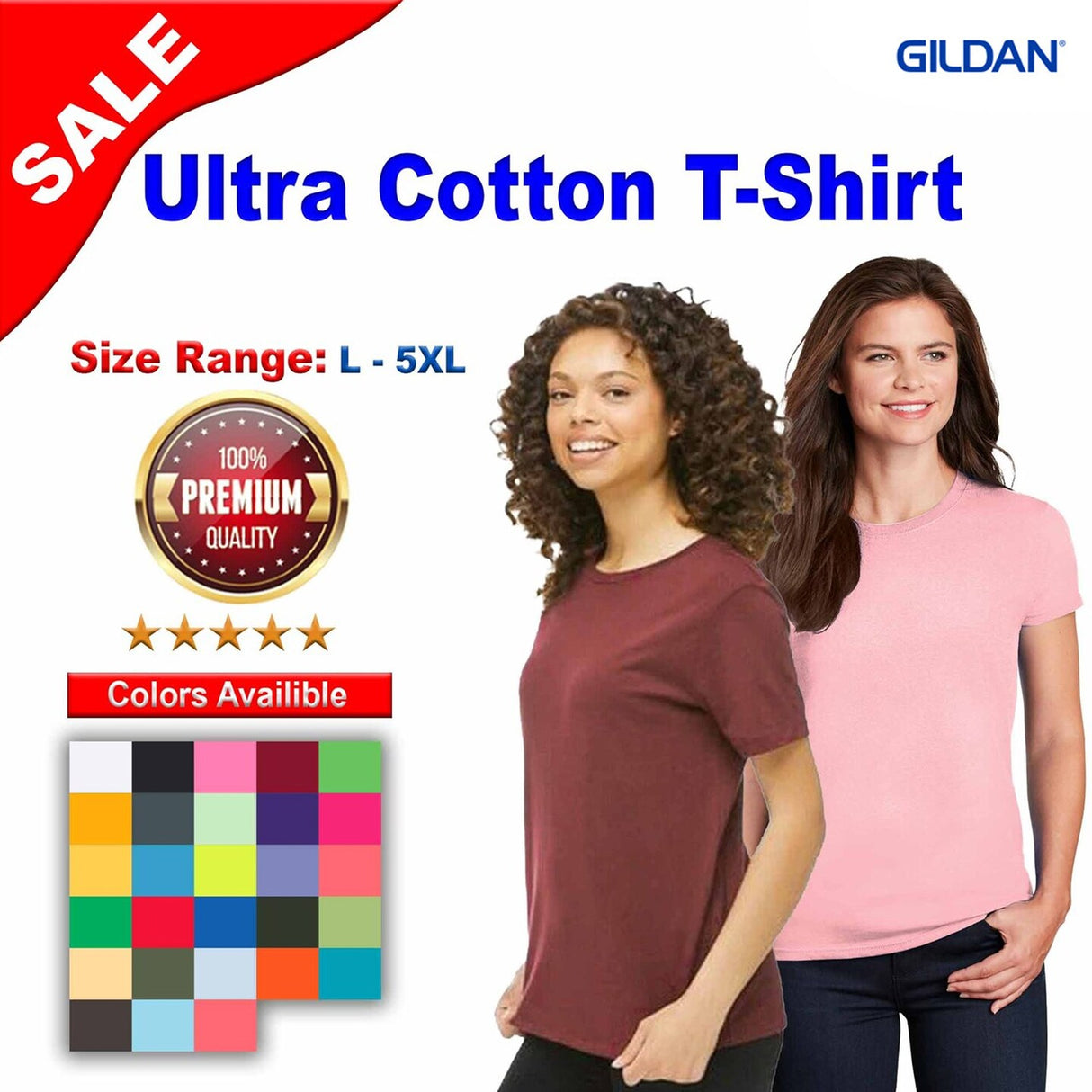 Gildan® Ultra Cotton Short Sleeve Crewneck T-Shirt