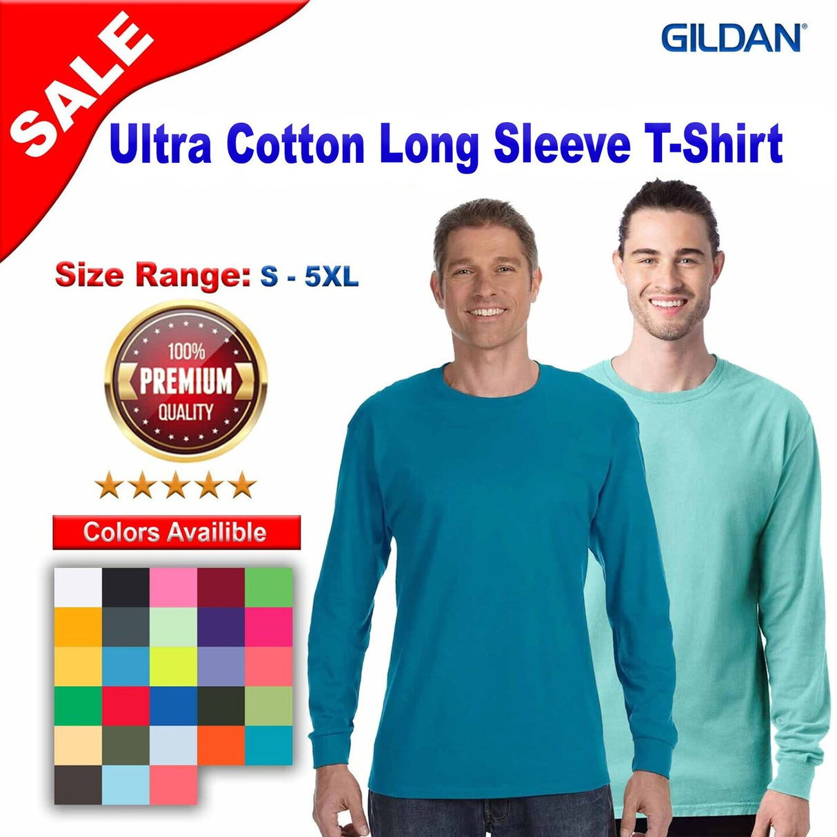Gildan® Ultra Cotton Long Sleeve T-Shirt