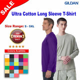 Gildan® Ultra Cotton Crewneck Long Sleeve T-Shirt