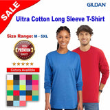 Gildan® Ultra Cotton Crewneck Long Sleeve T-Shirt
