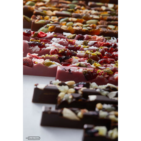 Chocolate World Polycarbonate Chocolate Mold, Rectangular Sticks, 15 cavities