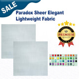 1 Yard Paradox Sheer Elegant Lightweight Fabric