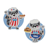 3 3/4" x 4" 4th of July BBQ Animal Magnet Craft Kit Makes 12
