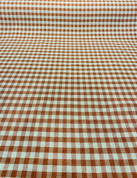 P Kaufmann Row House Ck Cinnabar Check Upholstery Fabric - Cinnabar Check, 54" Width (1 Yard)