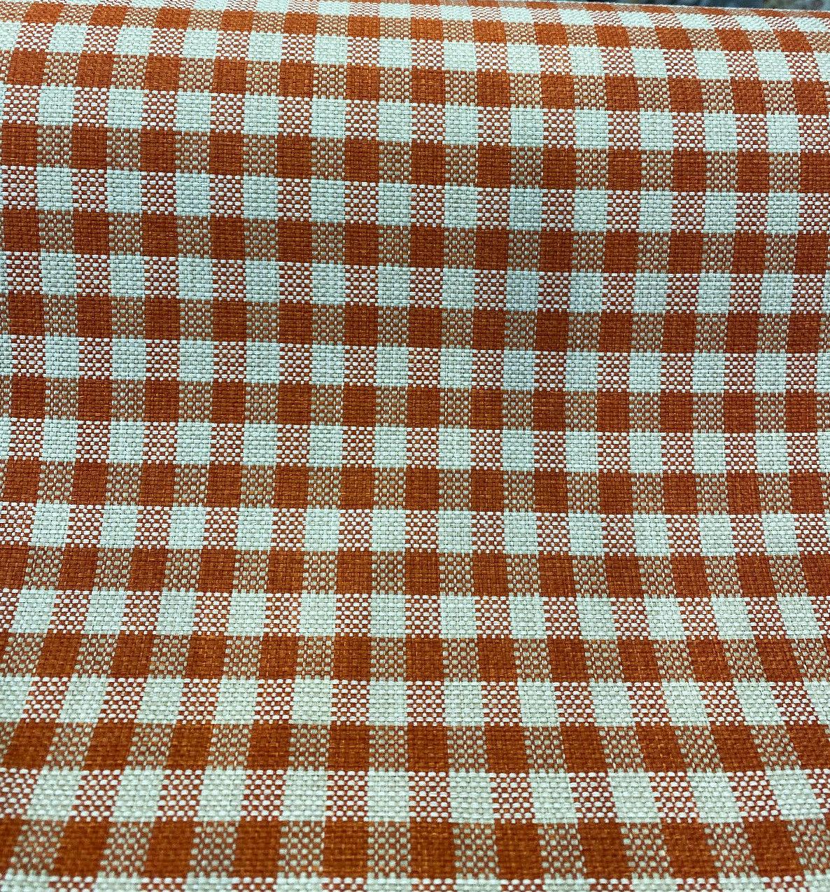 P Kaufmann Row House Ck Cinnabar Check Upholstery Fabric - Cinnabar Check, 54" Width (1 Yard)