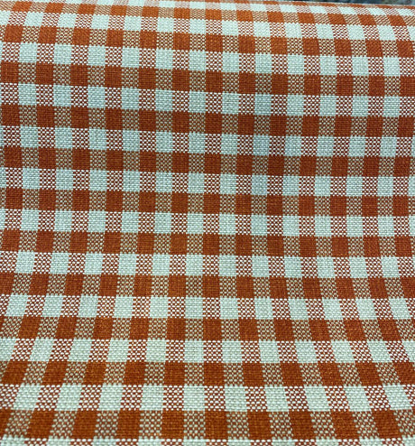 P Kaufmann Row House Ck Cinnabar Check Upholstery Fabric - Cinnabar Check, 54" Width (1 Yard)