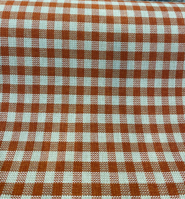 P Kaufmann Row House Ck Cinnabar Check Upholstery Fabric - Cinnabar Check, 54" Width (1 Yard)