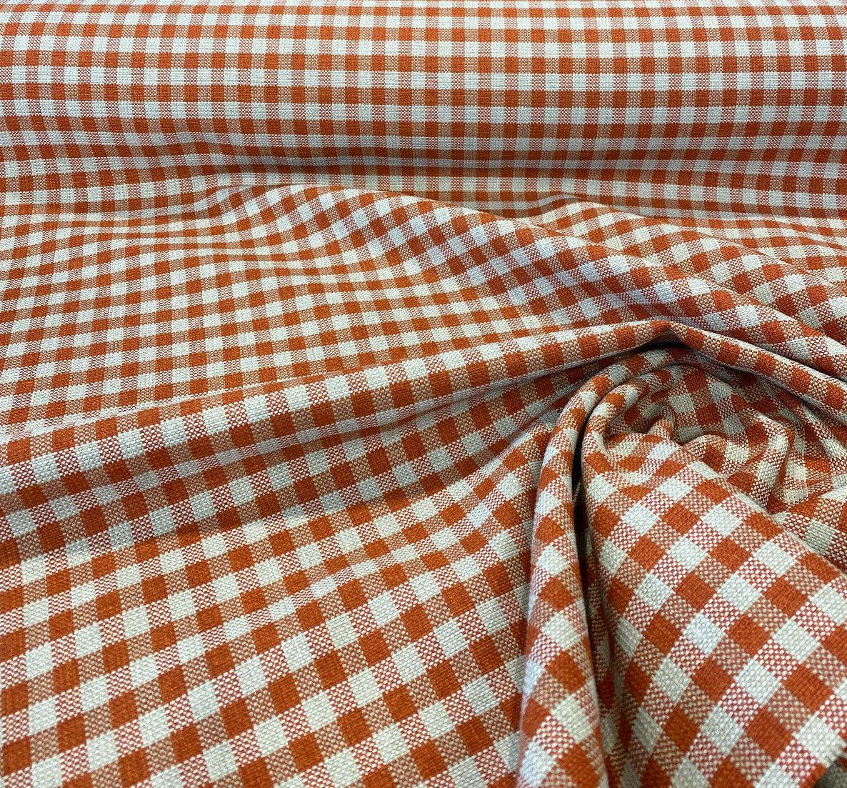 P Kaufmann Row House Ck Cinnabar Check Upholstery Fabric - Cinnabar Check, 54" Width (1 Yard)