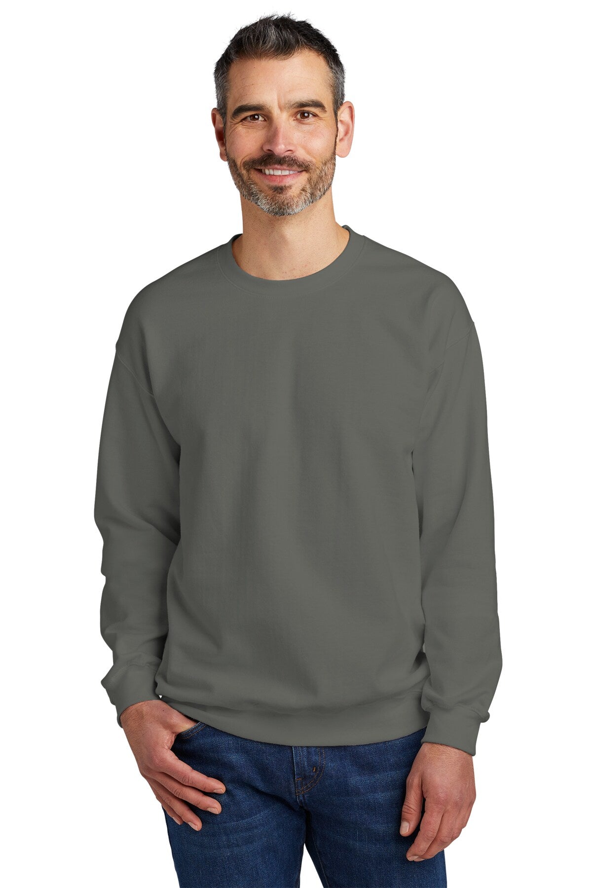Gildan® Softstyle Crewneck Long Sleeve Sweatshirt