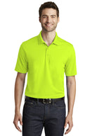 Port Authority® Silk Touch Collared Short Sleeve Polo – Premium 4.6 oz. 100% Polyester Double-Knit Piqué, Lightweight, Breathable, Versatile Work & Casual Shirt