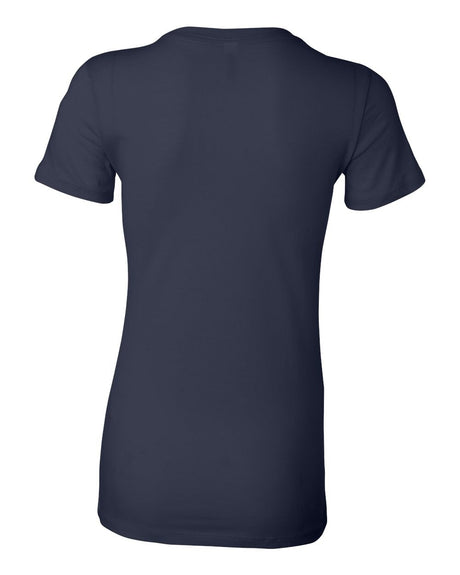 BELLA + CANVAS Women's Slim Fit Short Sleeve Crewneck Tee in Teal