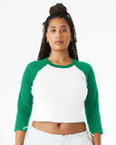 BELLA + CANVAS® Micro 3/4 Raglan Sleeve Baby Tee