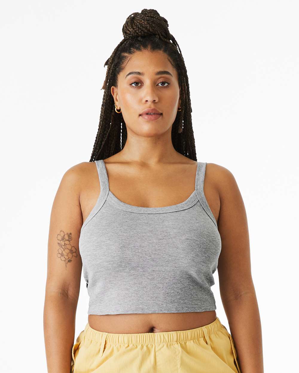 BELLA + CANVAS® Women's Micro Rib Spaghetti Strap Tank Top