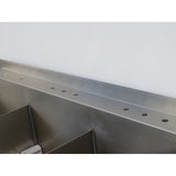 Custom Stainless 3 Compartment Sink, 70" Wide, 22" X 22" X 16"D Per Comp.
