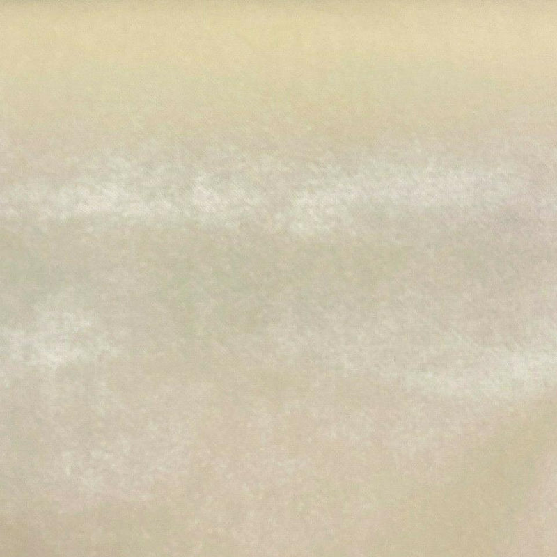 Bentley Velvet Upholstery Fabric - Butter Cream, 54" Width (1 Yard)
