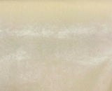 Bentley Velvet Upholstery Fabric - Butter Cream, 54" Width (1 Yard)