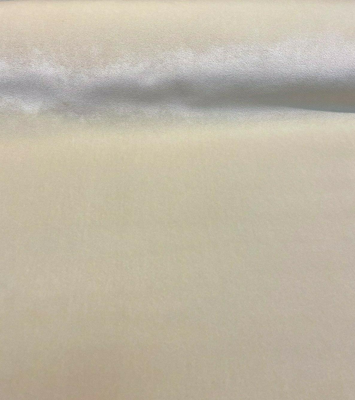 Bentley Velvet Upholstery Fabric - Butter Cream, 54" Width (1 Yard)