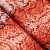 Snake Skin Polyester Spandex Fabric - Assorted Colors, Animal Snake Print, 58/60" Width (1 Yard)