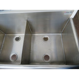 Custom Stainless 3 Compartment Sink, 70" Wide, 22" X 22" X 16"D Per Comp.