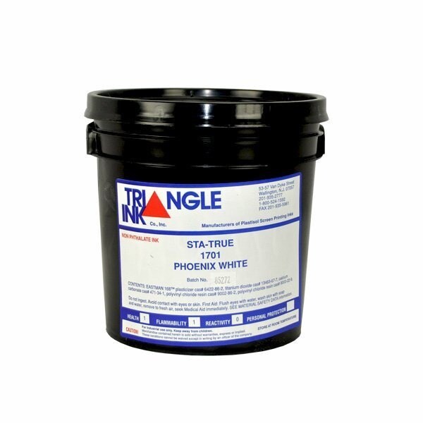 Phoenix White Sta-True Series Low Bleed Plastisol Ink