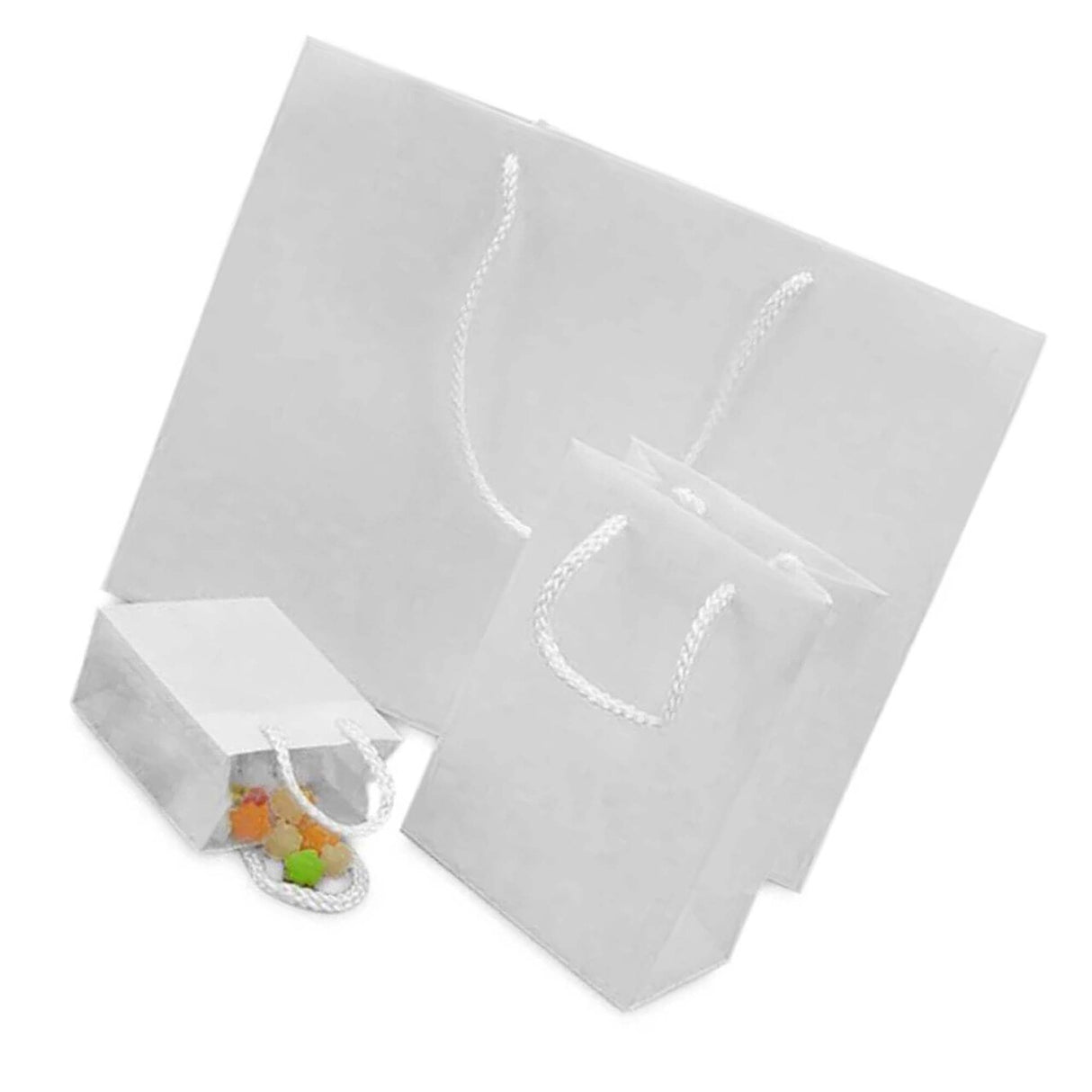 Premium Frosted Euro Tote 16" x 6" x 12"