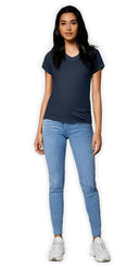 Gildan Women's Softstyle Classic V-Neck Casual Tee
