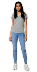 Gildan Women's Softstyle Classic V-Neck Casual Tee