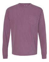 Comfort Colors Unisex Garment-Dyed Heavyweight Long Sleeve Pocket T-Shirt