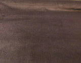 Bentley Velvet Upholstery Fabric - Mahogany Dark Brown, 54" Width (1 Yard)