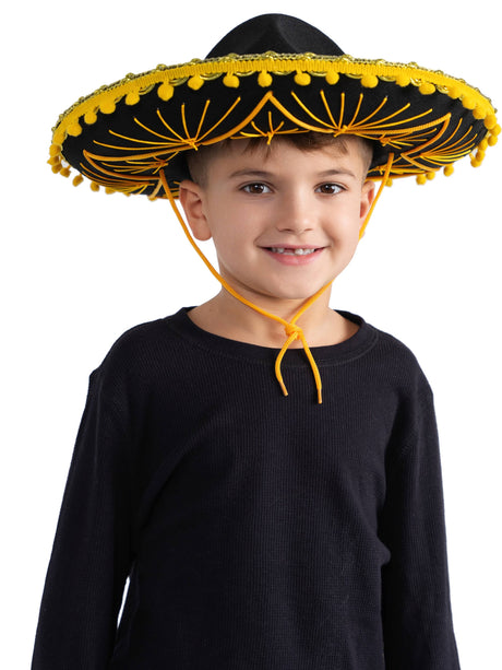 Mexican Sombrero Hat Costume Accessory - Kids