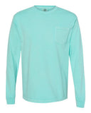 Comfort Colors Unisex Garment-Dyed Heavyweight Long Sleeve Pocket T-Shirt