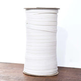 1/4" White Flat Braided Elastic 5 Yards
