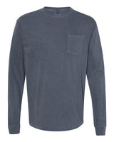 Comfort Colors Unisex Garment-Dyed Heavyweight Long Sleeve Pocket T-Shirt