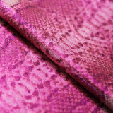 Snake Skin Polyester Spandex Fabric - Assorted Colors, Animal Snake Print, 58/60" Width (1 Yard)