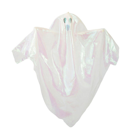 23 1/2" Hanging White Ghost Halloween Decoration