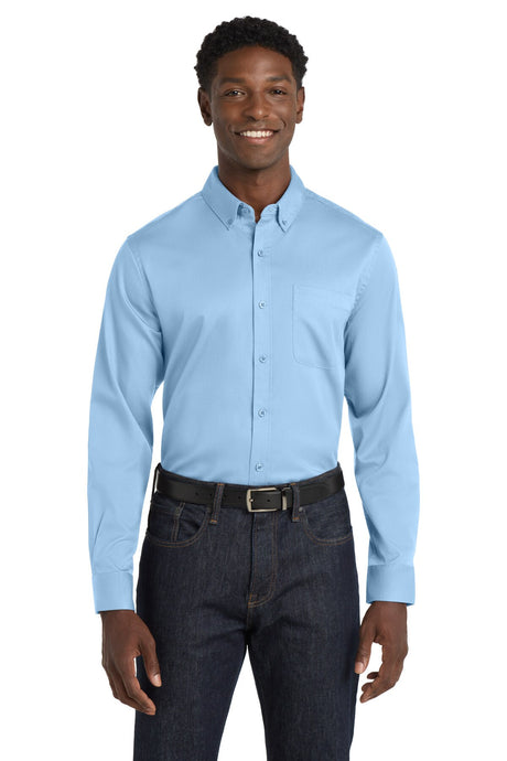 Port Authority® Long Sleeve SuperPro React Twill Shirt