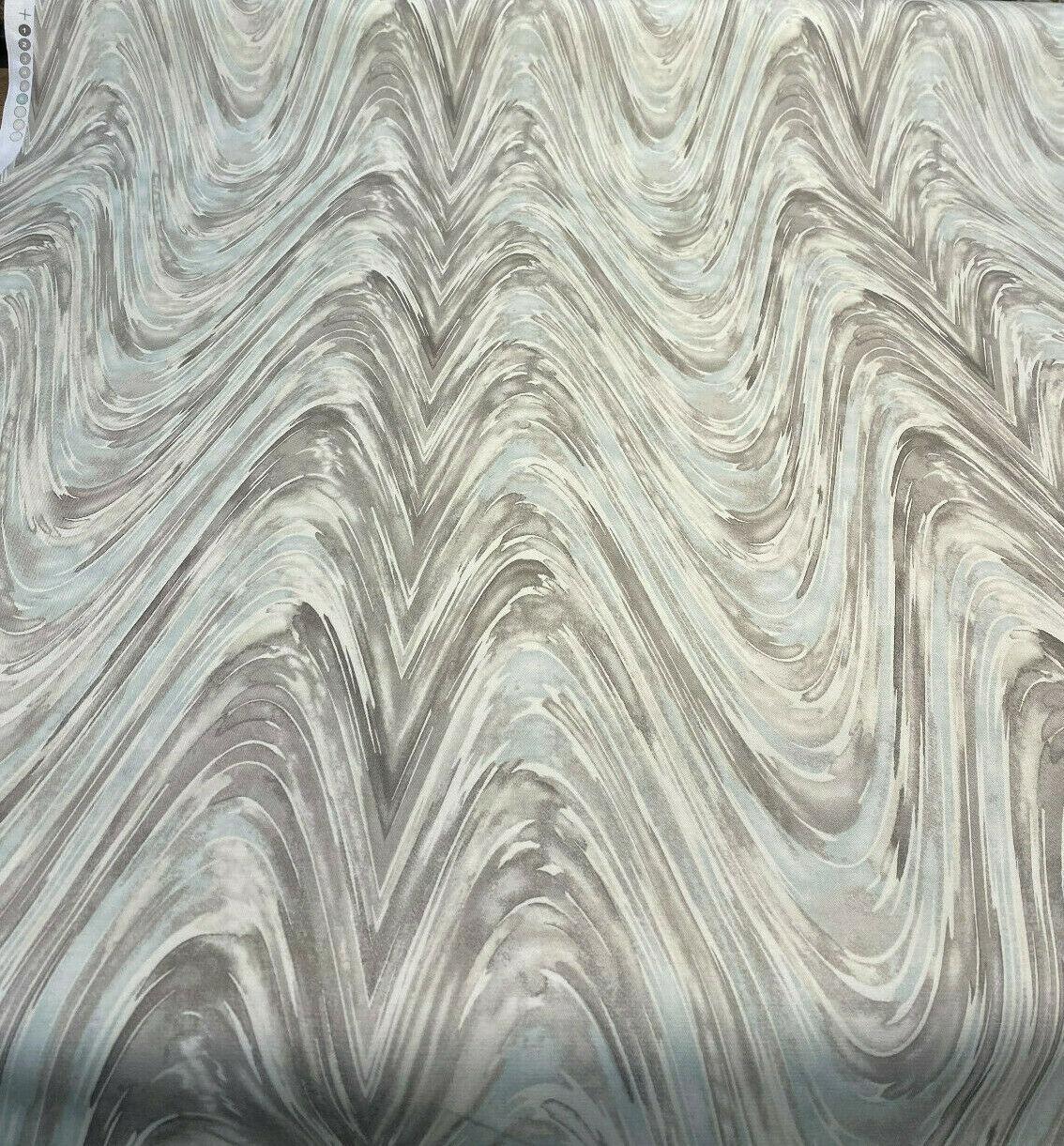 NYC Studio Current Mineral Cotton Twill Fabric - Mineral, 54" Width, 13.5" Horizontal Repeat, 13.5" Vertical Repeat (1 Yard)