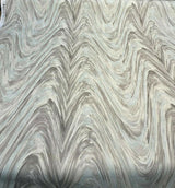 NYC Studio Current Mineral Cotton Twill Fabric - Mineral, 54" Width, 13.5" Horizontal Repeat, 13.5" Vertical Repeat (1 Yard)