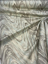 NYC Studio Current Mineral Cotton Twill Fabric - Mineral, 54" Width, 13.5" Horizontal Repeat, 13.5" Vertical Repeat (1 Yard)