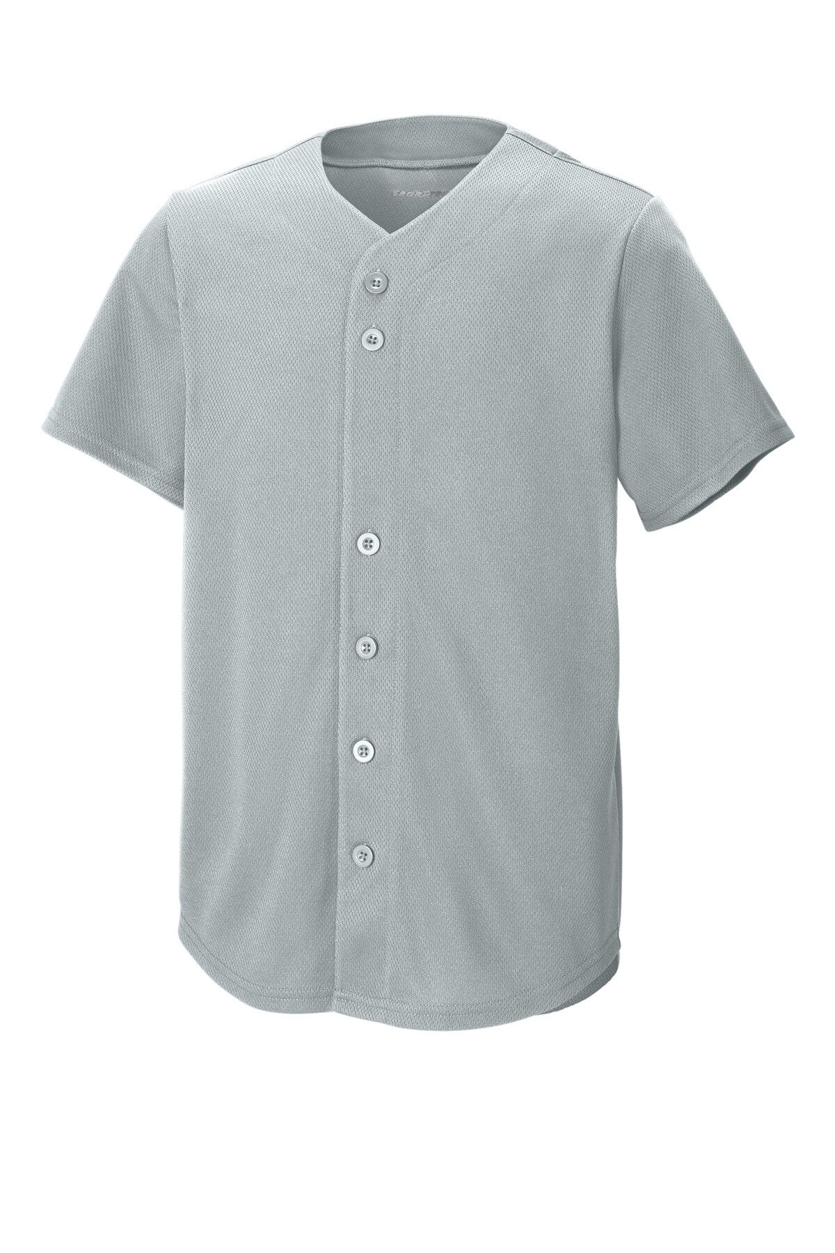 Sport-Tek® Youth PosiCharge Tough Mesh Full-Button Jersey