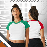 BELLA+CANVAS® Women’s Micro Rib Raglan Baby Tee