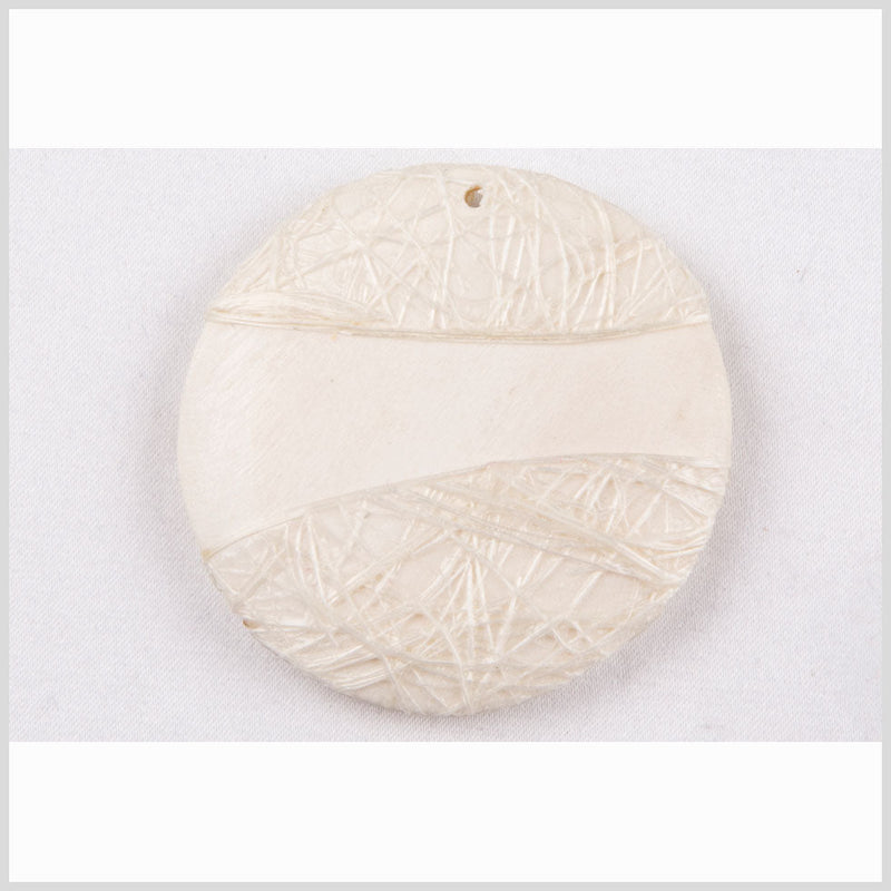 Cream Wood Pendant