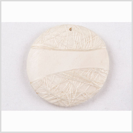 Cream Wood Pendant