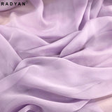 1 Yard Two-Tone Chiffon 100% Polyester Fabric for Apparel and Crafts 58/59 Inch Width